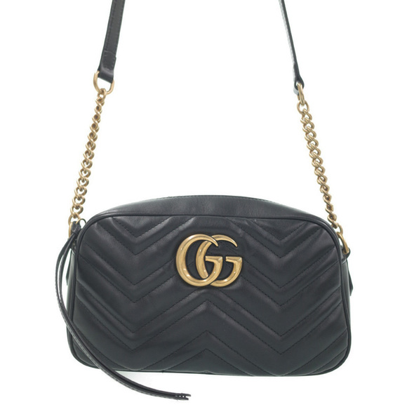 Gucci GG Marmont Quilted Small Leather Shoulder Bag - Picture 1 of 8